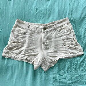 Beige Cream Cargo Utility Shorts Forever 21 Size 4